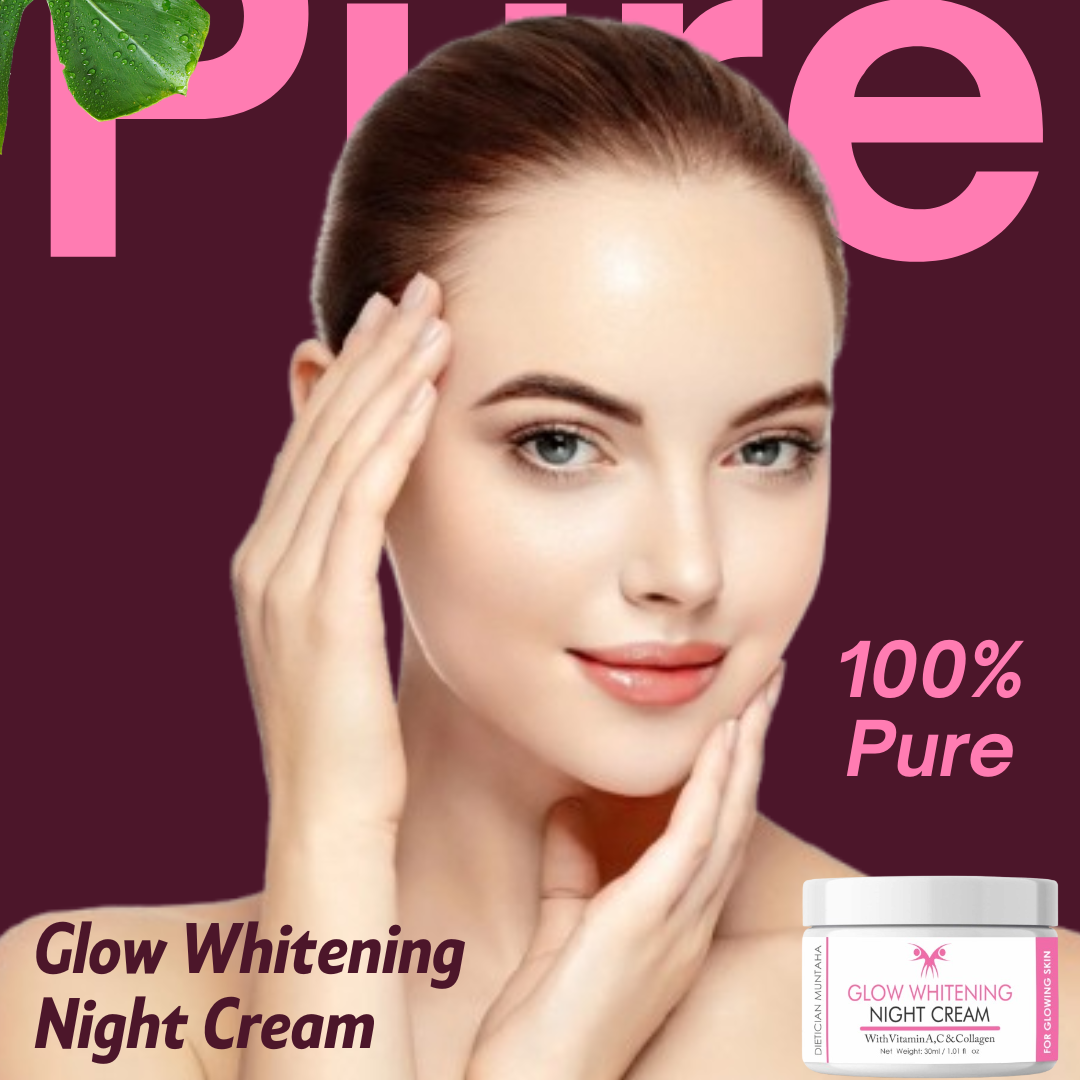 Glow Whitening Night Cream with Vitamin A, C & Collagen (30ml)