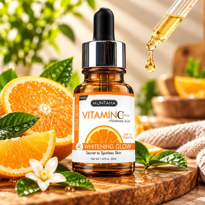 Muntaha Whitening Glow Vitamin C Serum with Hyaluronic Acid (30ml)