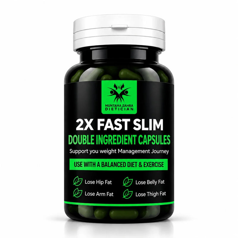 Dietitian Muntaha 2X Fast Slim Double Ingredient Capsules