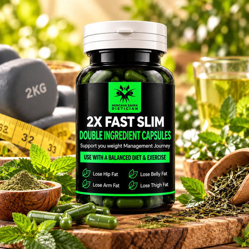 Dietitian Muntaha 2X Fast Slim Double Ingredient Capsules