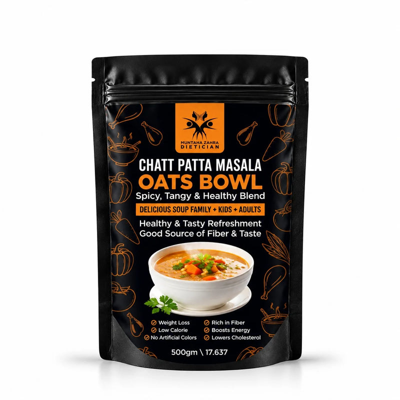 Dietitian Muntaha Chatpata Masala Oats Bowl 500g