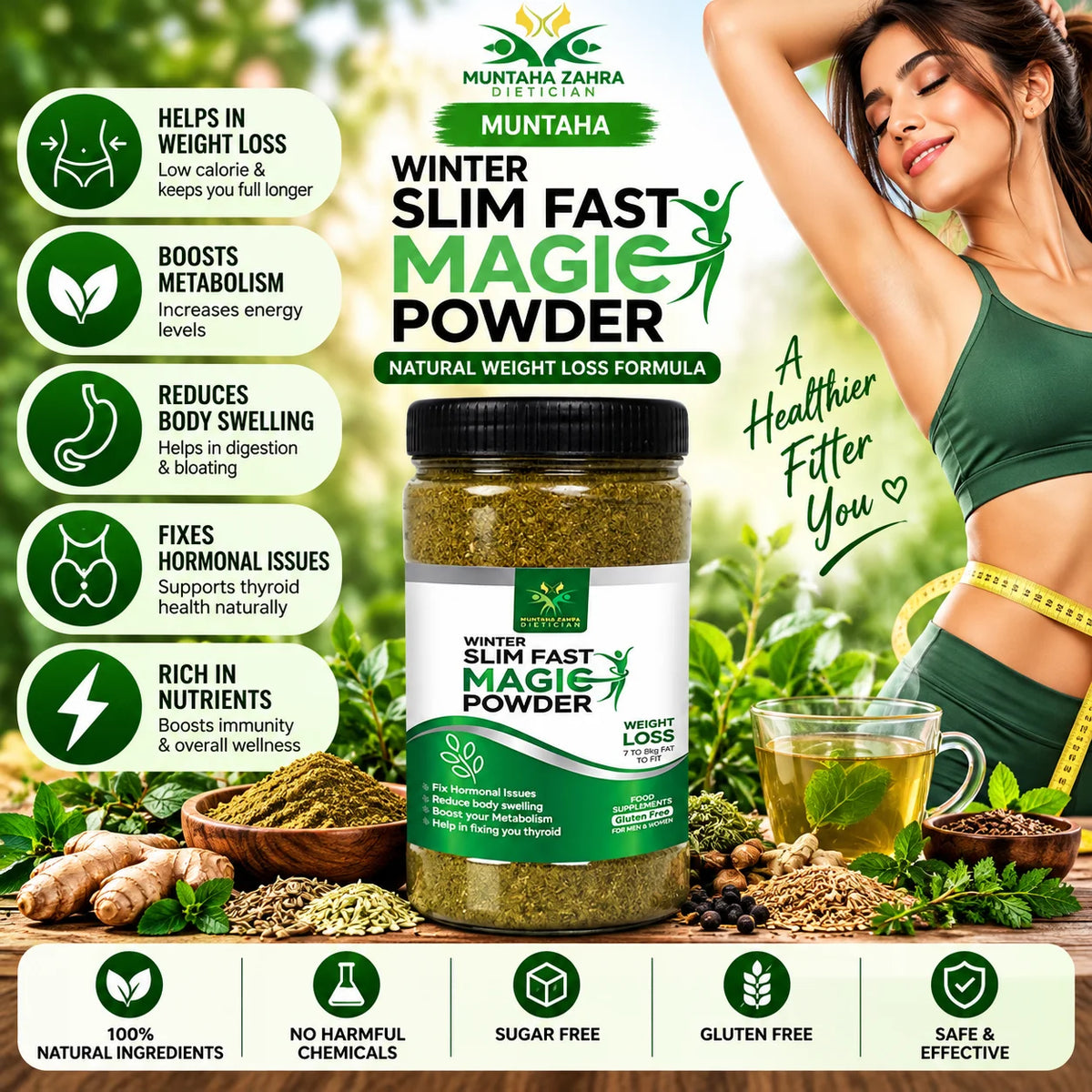 Winter Herbal Slim Magic Powder