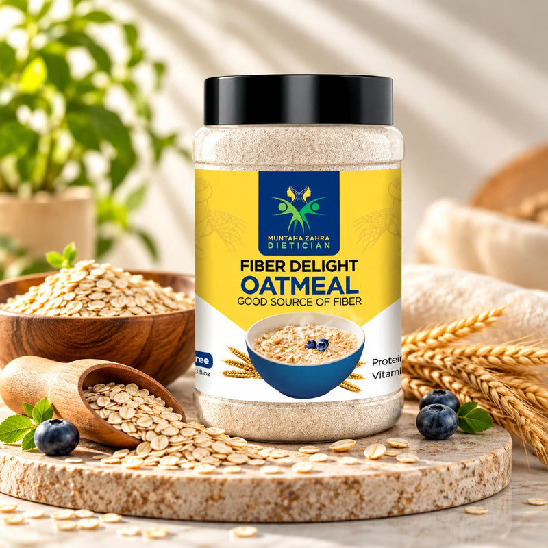 Muntaha Fiber Delight Healthy Oatmeal with Nuts 100 % Organic -1000g