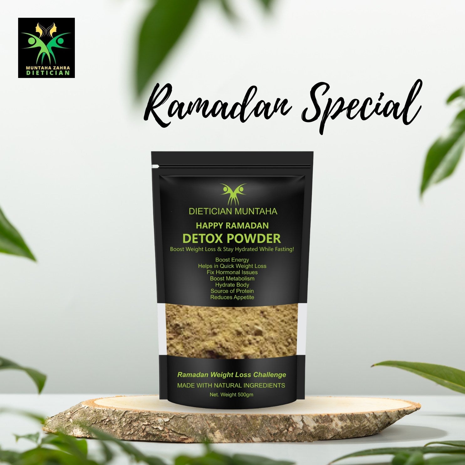 Muntaha Special Ramadan Detox Powder For Weight Loss (6-7 kg in 1 Month)