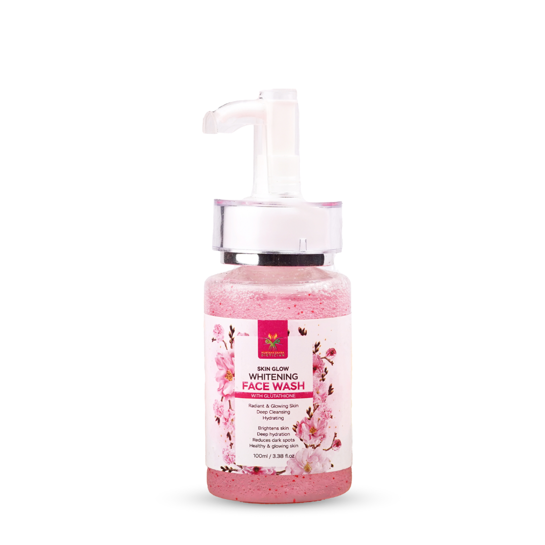 Muntaha Skin Glow Whitening Face Wash with Glutathione – 100ml