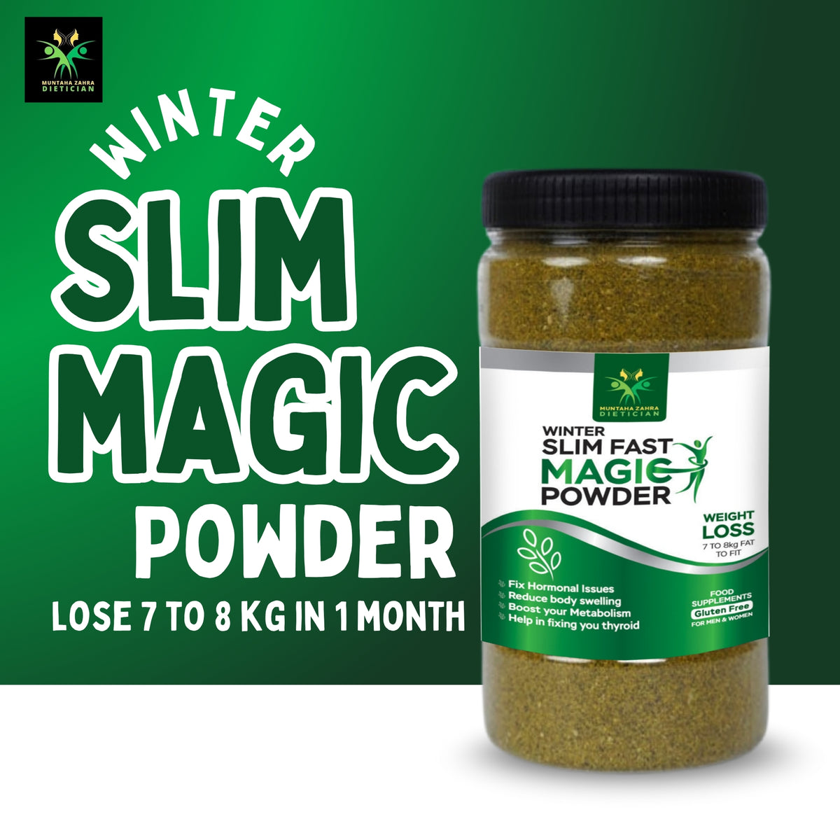Winter Herbal Slim Magic Powder – Dietician Muntaha