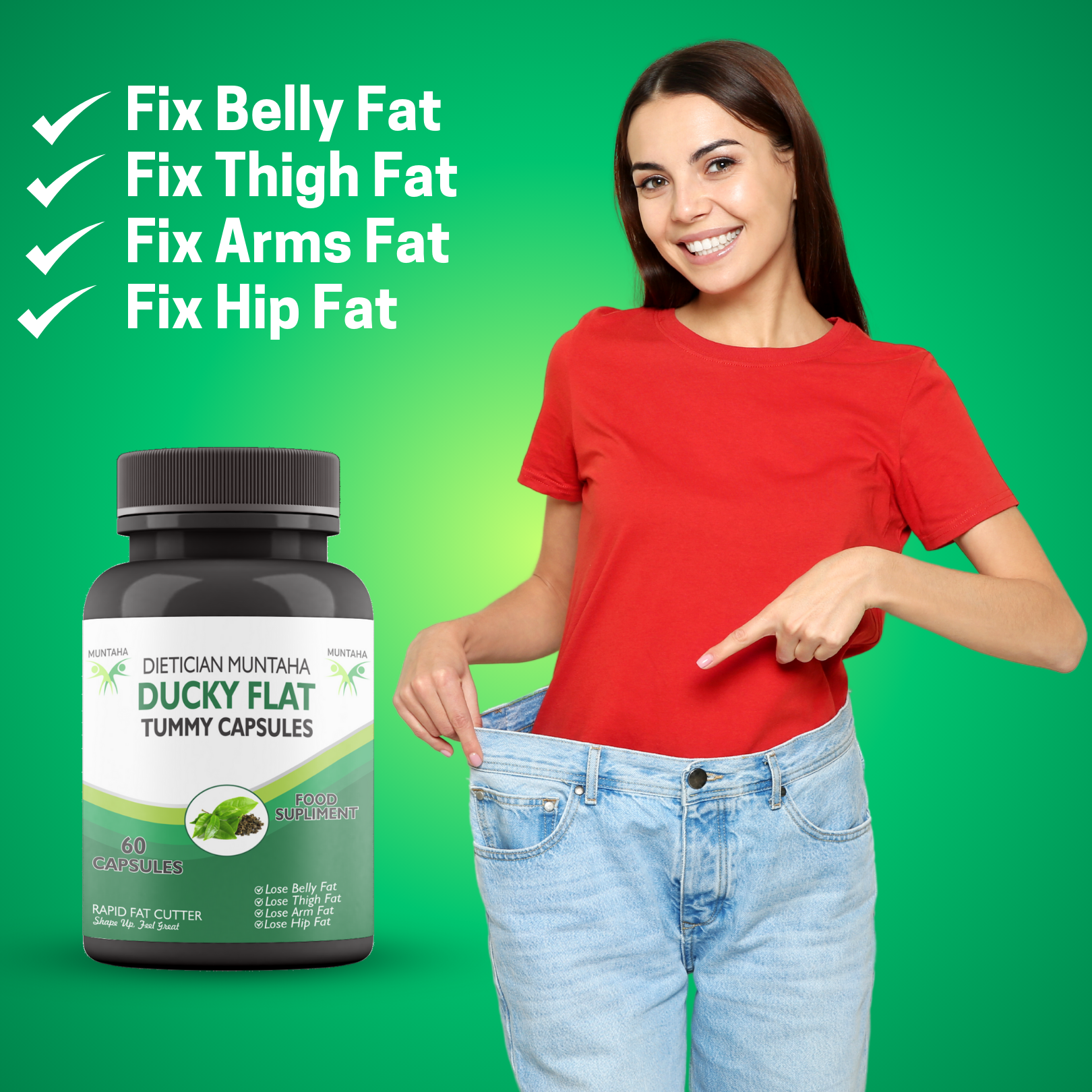 Dietician Muntaha Tummy Capsules (60 Capsules)