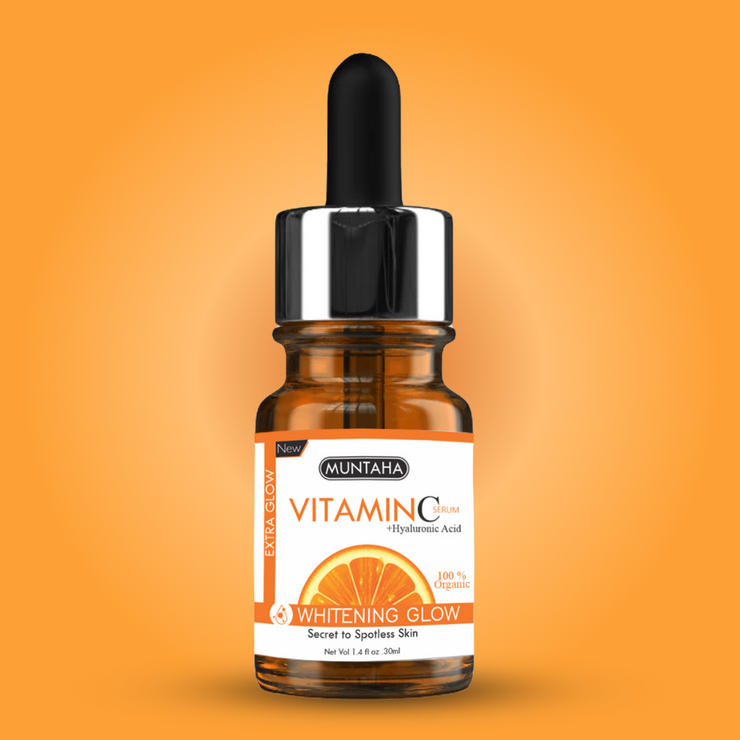 Muntaha Whitening Glow Vitamin C Serum with Hyaluronic Acid (30ml)
