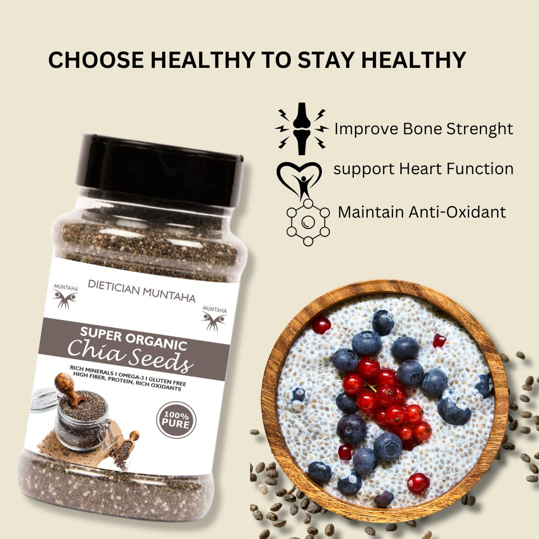 Dietician Muntaha Super Organic Chia Seeds