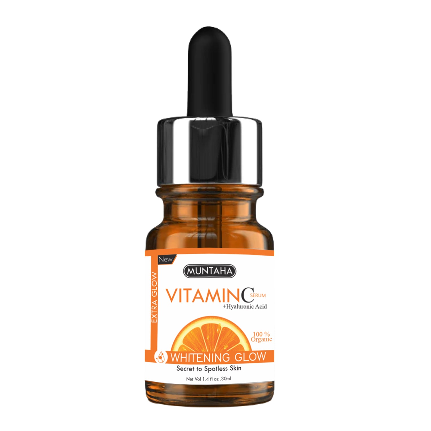 Muntaha Whitening Glow Vitamin C Serum with Hyaluronic Acid (30ml)