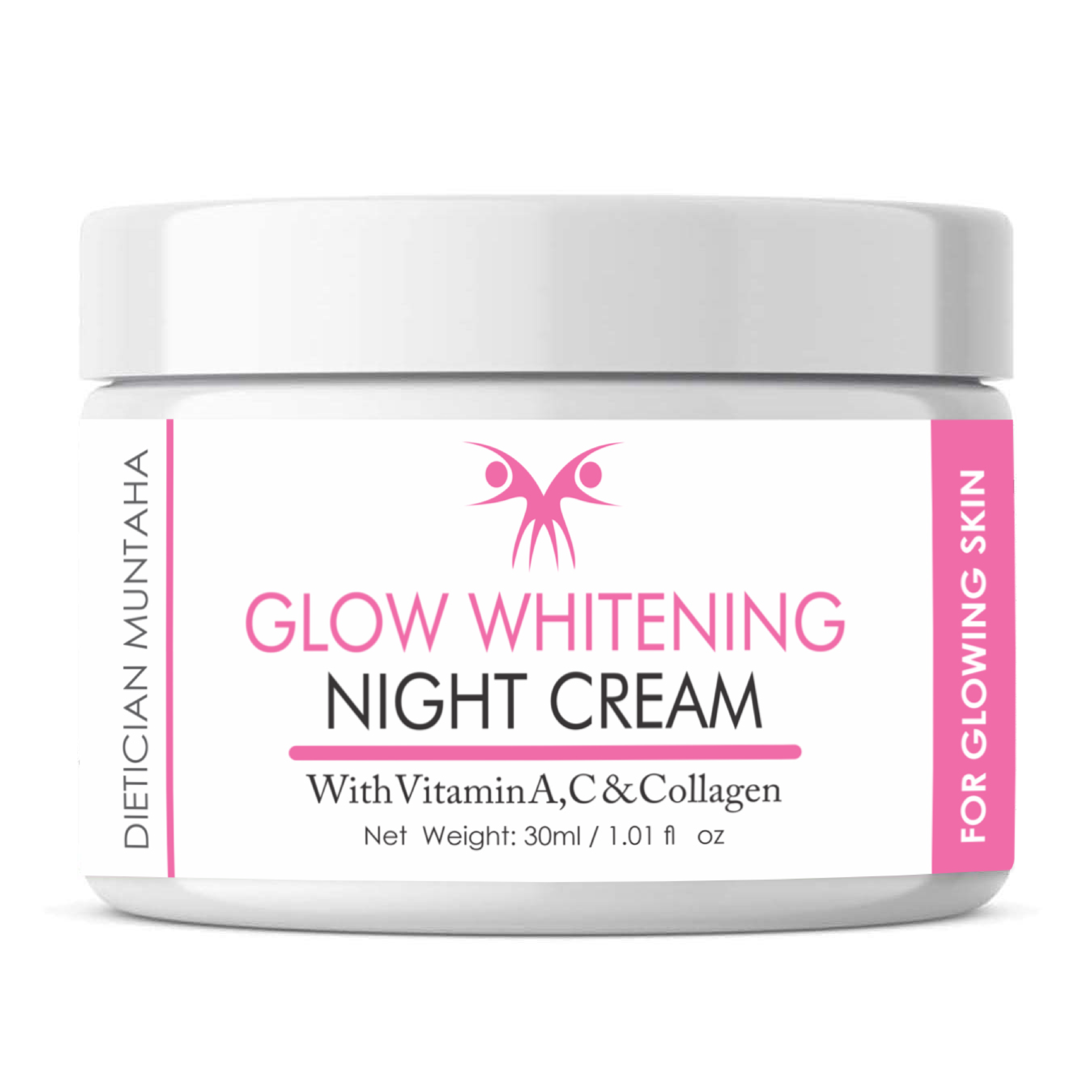 Glow Whitening Night Cream with Vitamin A, C & Collagen (30ml)